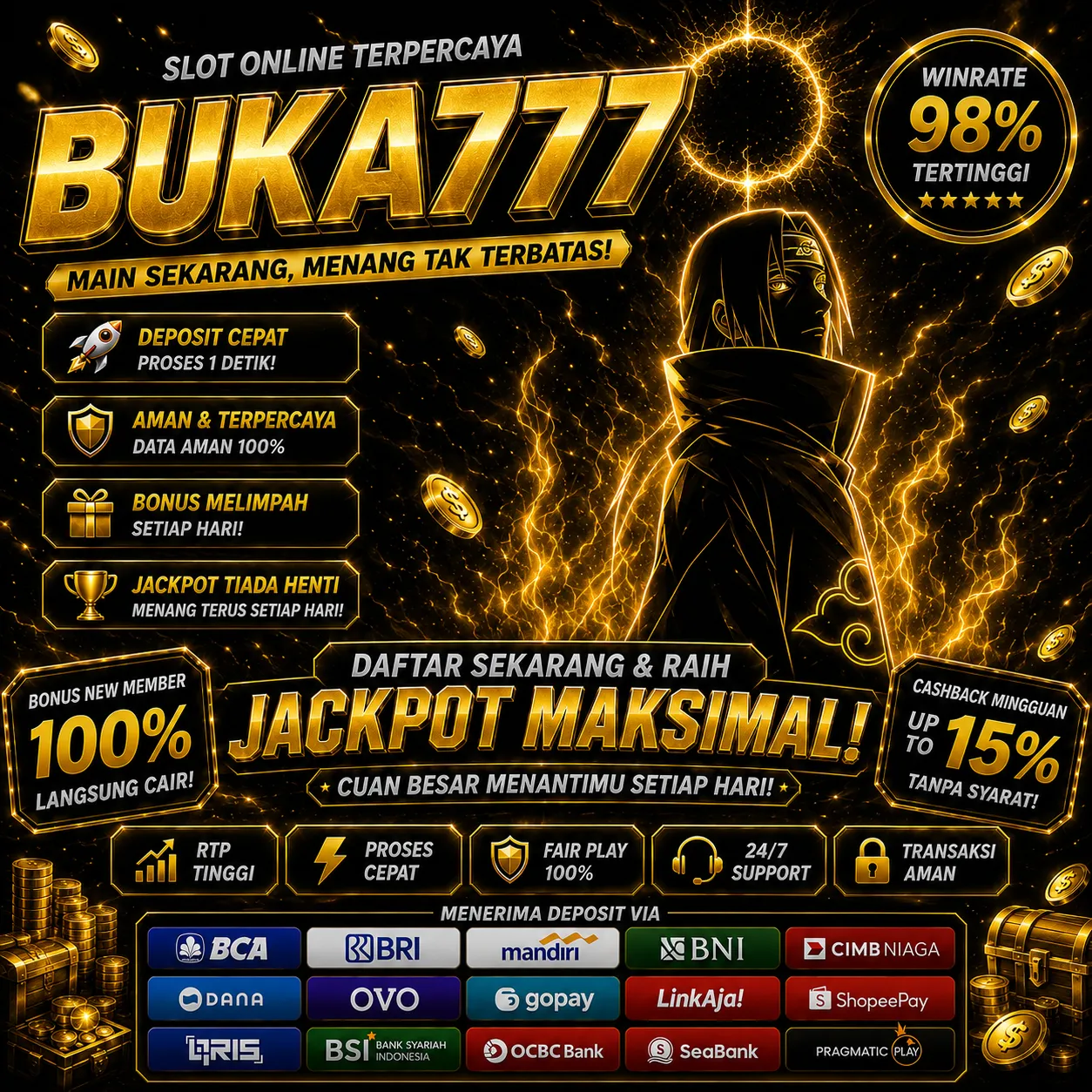 BUKA777 Banner